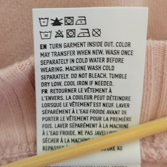 American Eagle Womens Faded Pink Hoodie W/Pockets Size S/P Oversized Pullover - Picture 3 of 12